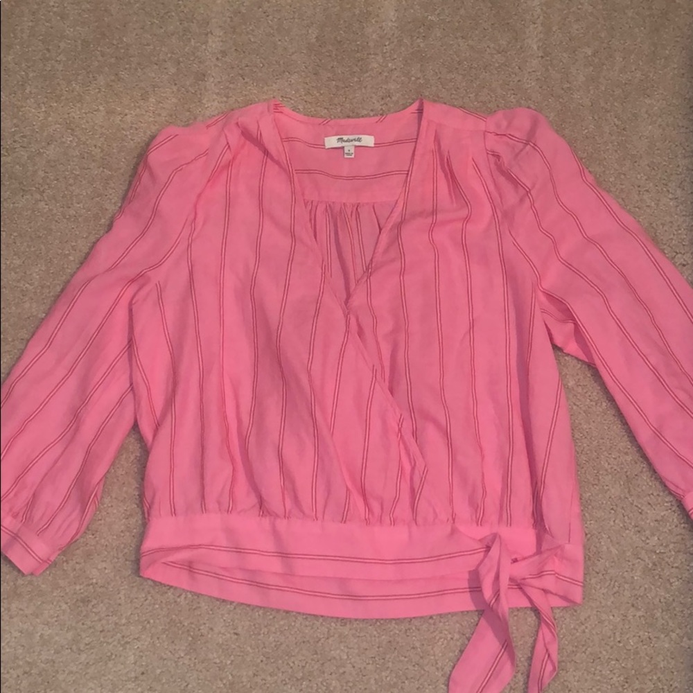 Madewell pink top